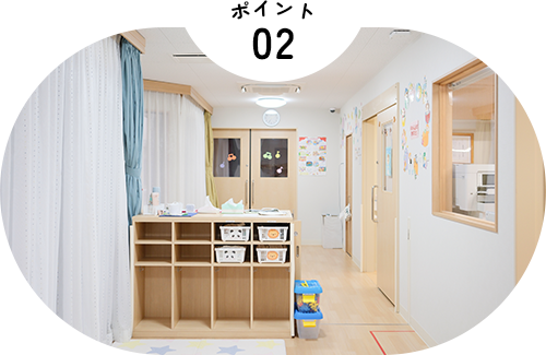 木のぬくもりの「新園舎」