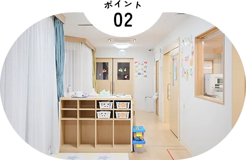 木のぬくもりの「新園舎」